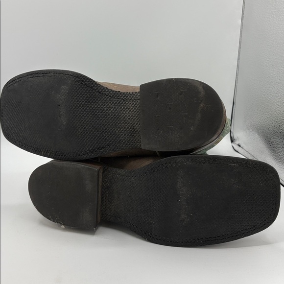 Justin Women’s Size 9 BRL335 Bent Rail Western Cowgirl Leather Boots Turquoise - Picture 10 of 11